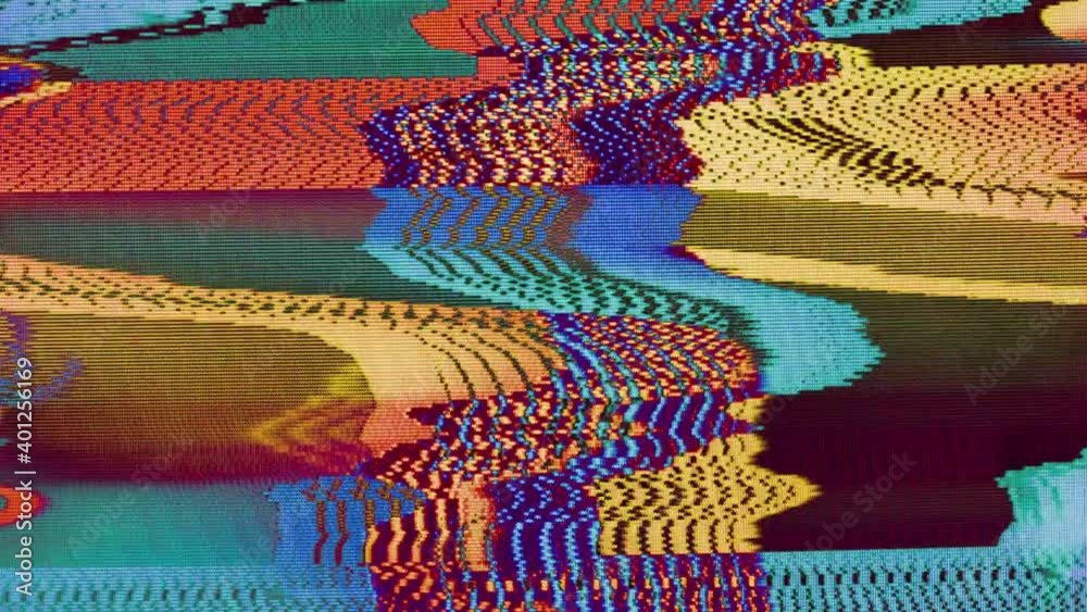 television static noise and distortion