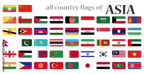 Free Download all country flags of Asia - GFXLoad