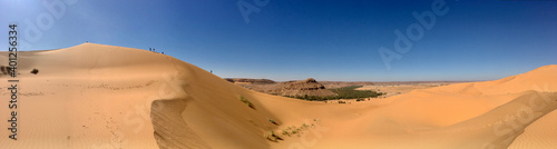 Desert of North Africa Bechar Algeria, sandy Taghit desert