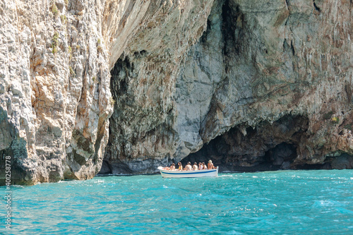 Canvastavla Le grotte nei dintorni di Palinuro in Cilento