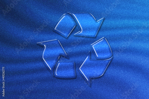 Recycle sign, recycle symbol, Concept of ecology and recycling photo