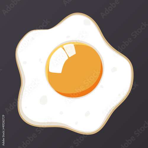 Fried Egg. Omelette 