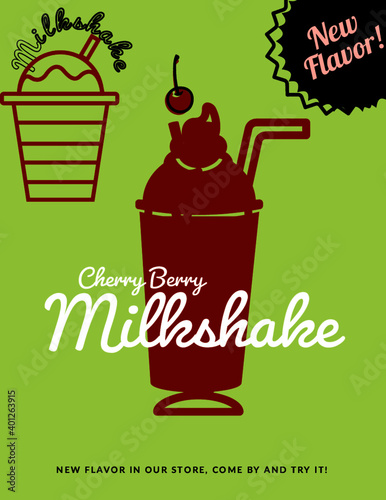 flayer for milkshake