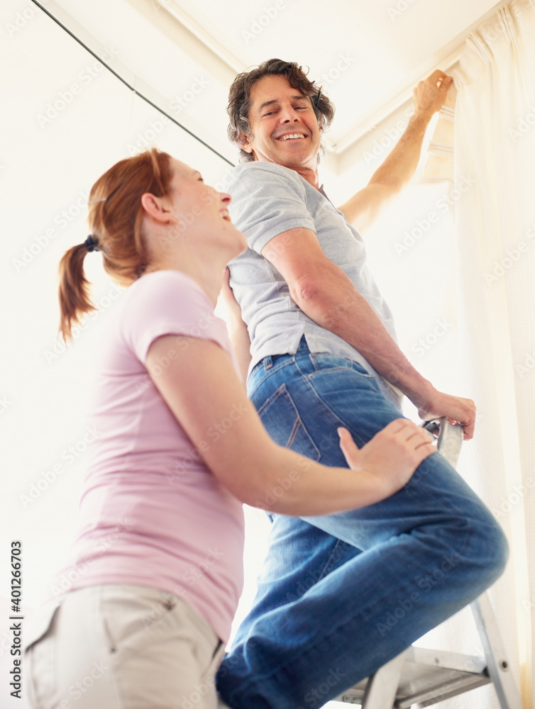 Hanging curtains Hanging curtains