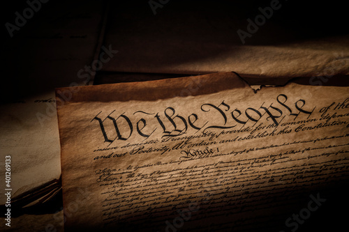 Preamble to the United States Constitution photo