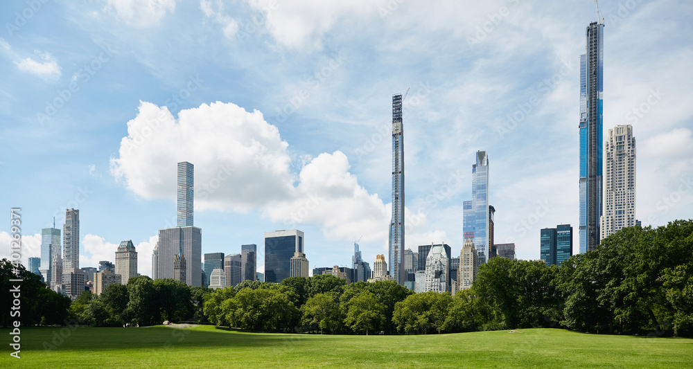 USA, New York, New York City, Skyscrapers around Central Park USA, New York, New York City, Skyscrapers around Central Park