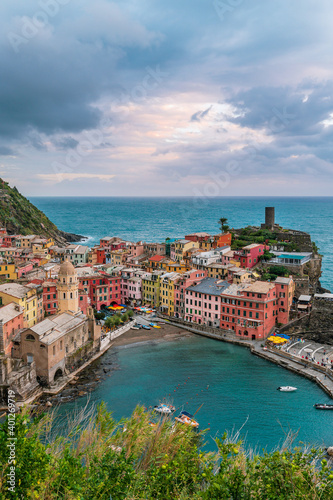 Fototapeta Naklejka Na Ścianę i Meble -  Vernazza village in Cinque Terre of Liguria, Italy