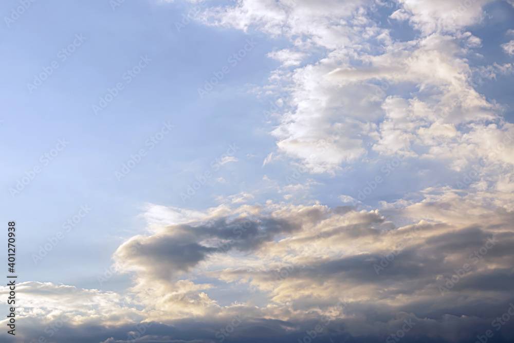 Obraz premium Twilight sky background with Colorful sky in twilight background