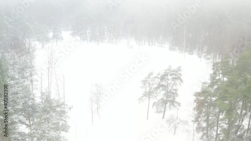 top view of the winter park