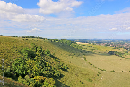 Wallpaper Mural Hills above Westbury in Wiltshire Torontodigital.ca