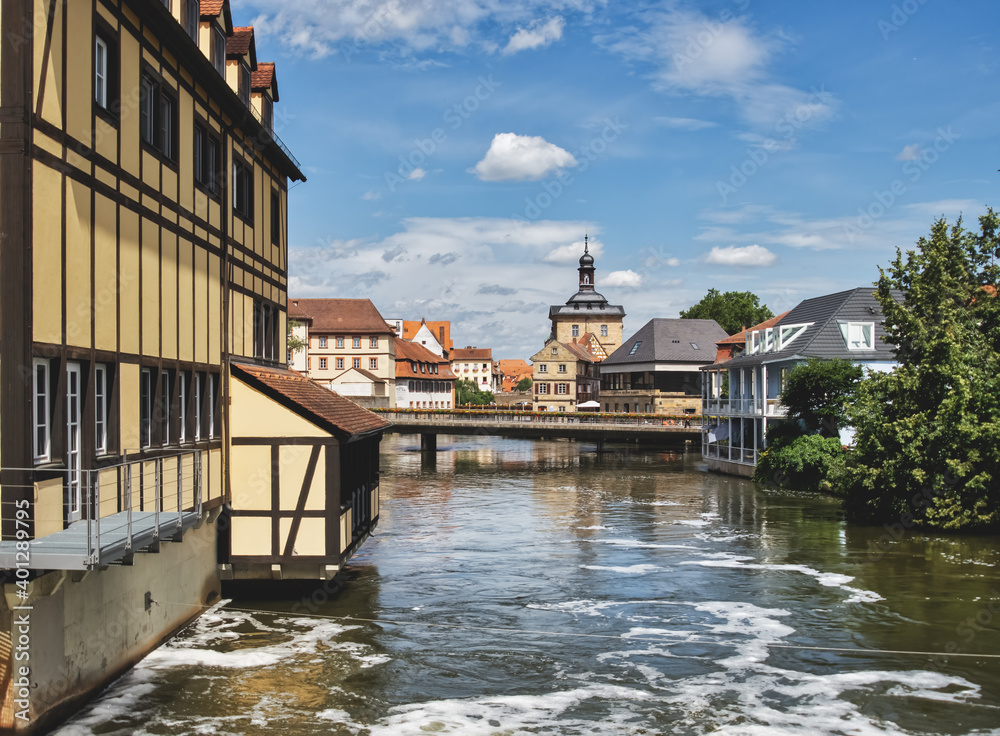 Blick auf die Altstadt Bamberg