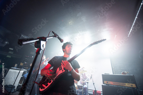 Rock and roll live group at the nightclub