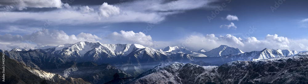 Snowy Mountains, Himalayas, Ladakh, India