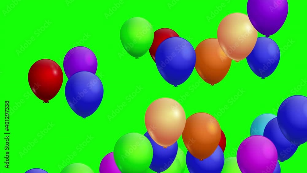 Multicolored balloons flying in the air. Flying helium balloons with rope. Set of colorful balloons rising up. Many balloons go up. Template for design or background for children. Alpha channel. 4K Multicolored balloons flying in the air. Flying helium balloons with rope. Set of colorful balloons rising up. Many balloons go up. Template for design or background for children. Alpha channel. 4K