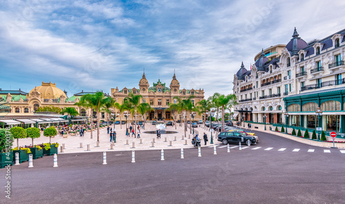 The famous Golden Square in Monte Carlo, Monaco