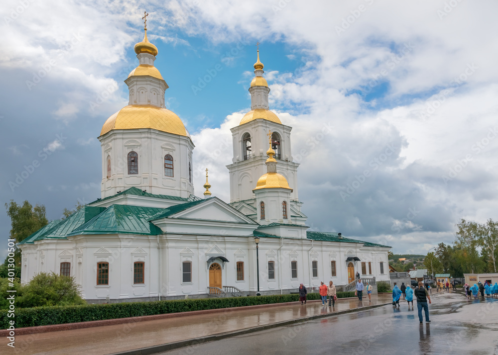 Church of the Nativity of the Virgin in the rural locality Diveyevo, Nizhny Novgorod Oblast. Seraphim-Diveyevo Convent