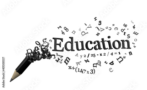 Education, Pencil letters