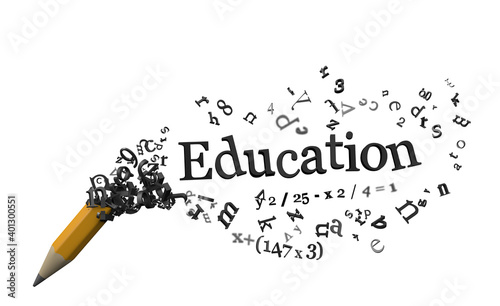 Education,Pencil letters