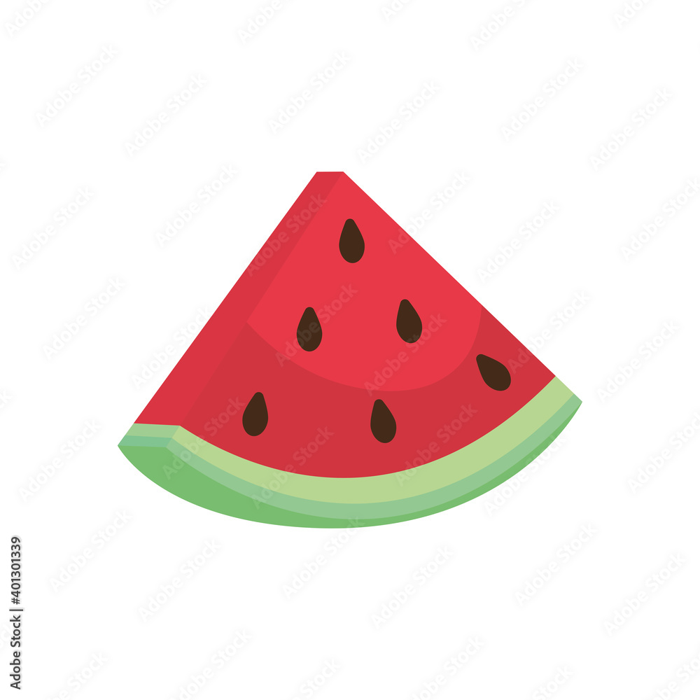 watermelon slice icon, vector illustration watermelon slice icon, vector illustration