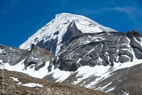 Sacred Mount Kailas in Tibet. Himalayas mountains. photo