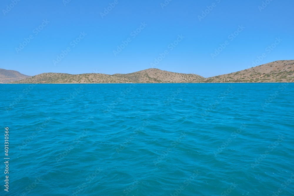 Seascape, azure waters of the Mediterranean islands