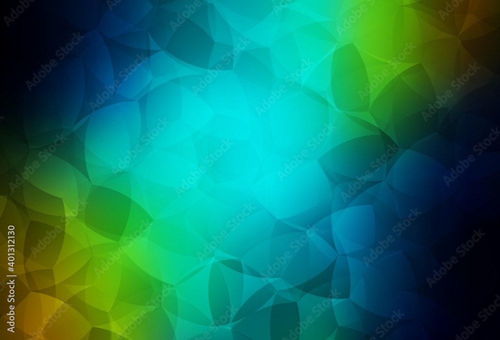 Dark Blue, Yellow vector abstract polygonal pattern. Dark Blue, Yellow vector abstract polygonal pattern.