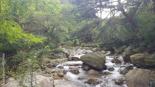 가을 북한산 계곡