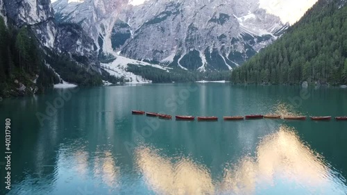 lake in the mountains of Italy