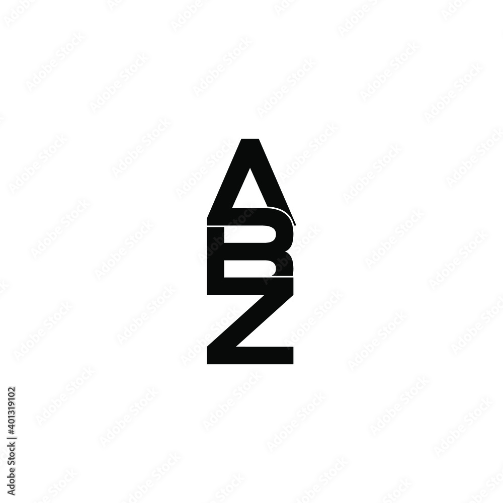 abz letter original monogram logo design abz letter original monogram logo design