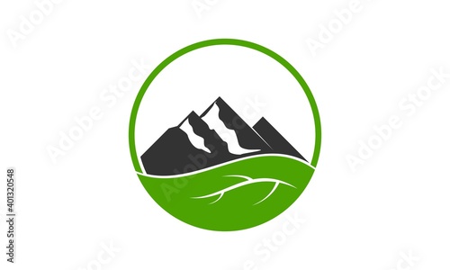 Nature mountain illustration vector design