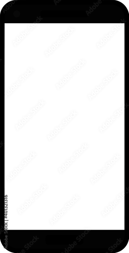 vector image of a modern smartphone vector image of a modern smartphone