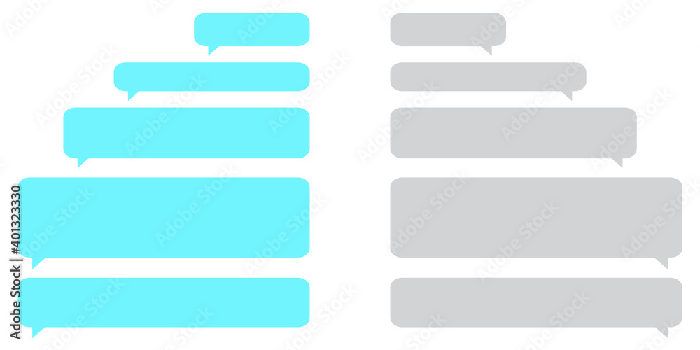 Chat messenger set icon. Mobile application design. Vector app template set. Stock image. EPS 10. Chat messenger set icon. Mobile application design. Vector app template set. Stock image. EPS 10.