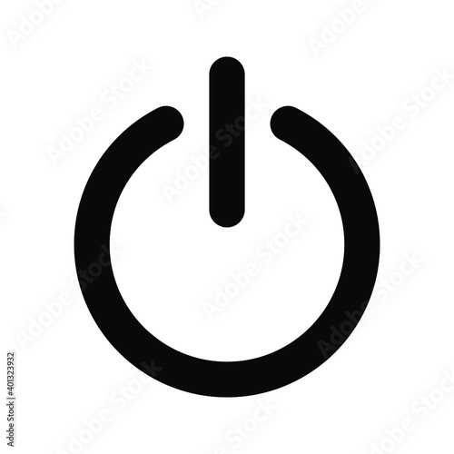 Off button icon. for web campaigns, applications. other devices. vector illustration