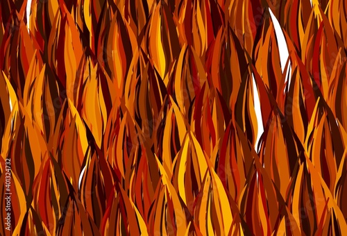 Light colorful vector background with curved lines.