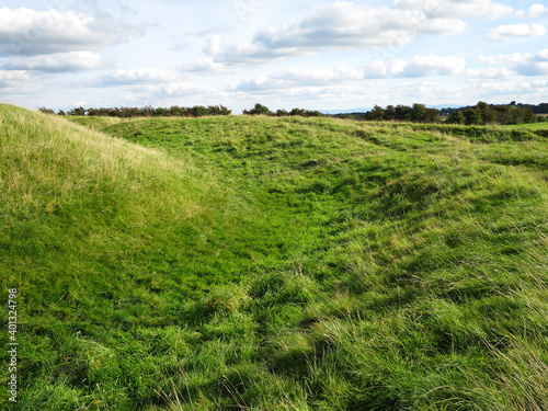 Canvas Print The Hill of Tara, an ancient Neolithic Age site, known as the seat of the High K