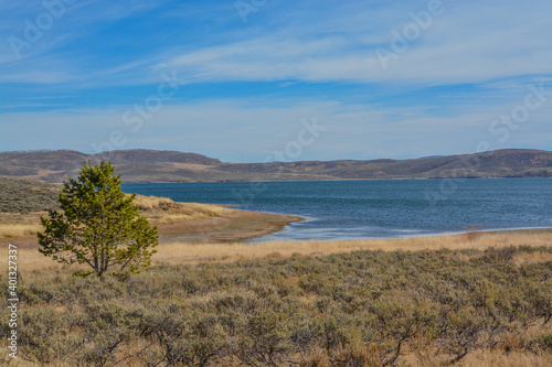 Quadro em tela The view of Strawberry Reservoir in Heber City, Utah
