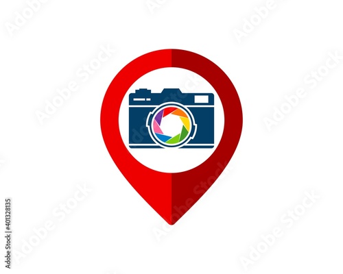 Free Download Pin location with camera and rainbow lens camera - GFXLoad