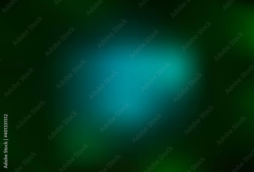 Dark Green vector modern elegant background.