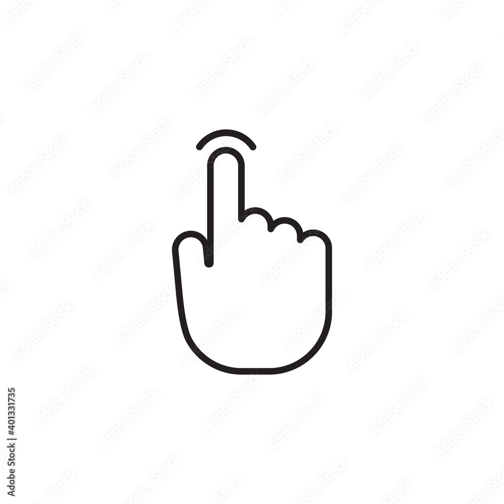 Obraz premium tap icon symbol sign vector