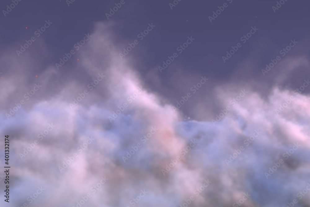 Abstract background design illustration of gothic heaven concept with lights bokeh effect you can use for any purposes