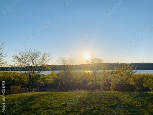 Fishkill, New York Sunny Sunset
