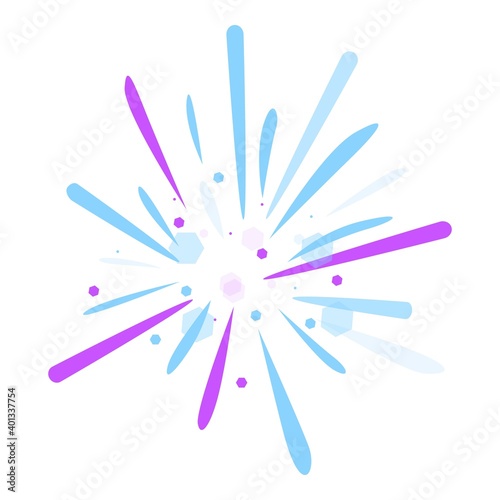 Festival firework icon. Cartoon of festival firework vector icon for web design isolated on white background