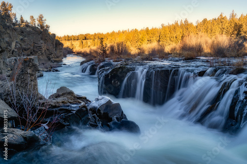 Aubrey Falls on the Deschutes River in Bend