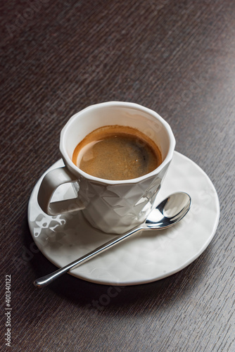 cup of coffe on the table