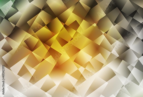 Wallpaper Mural Dark Yellow vector layout with lines, rectangles. Torontodigital.ca