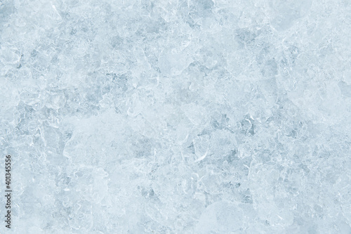 background texture of cold blue ice