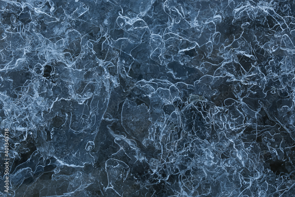 Obraz premium background tree frozen in ice