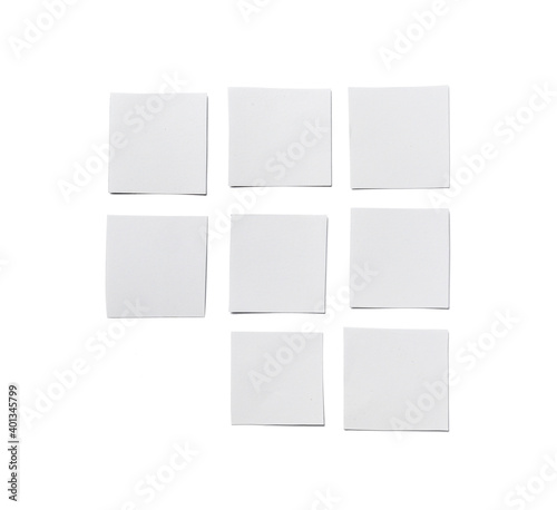 Wallpaper Mural Blank paper sheets on white background Torontodigital.ca