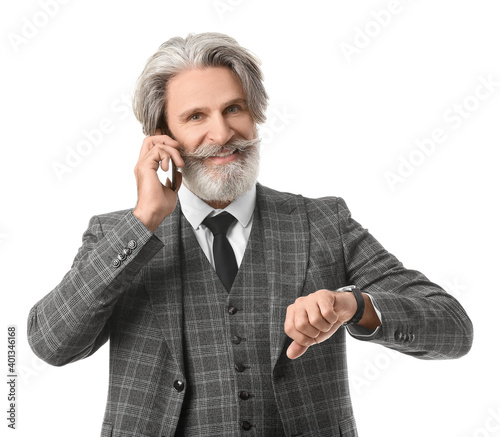 Portrait of senior business...