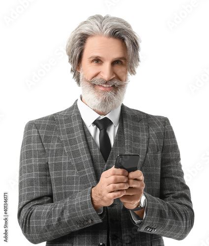 Portrait of senior business...